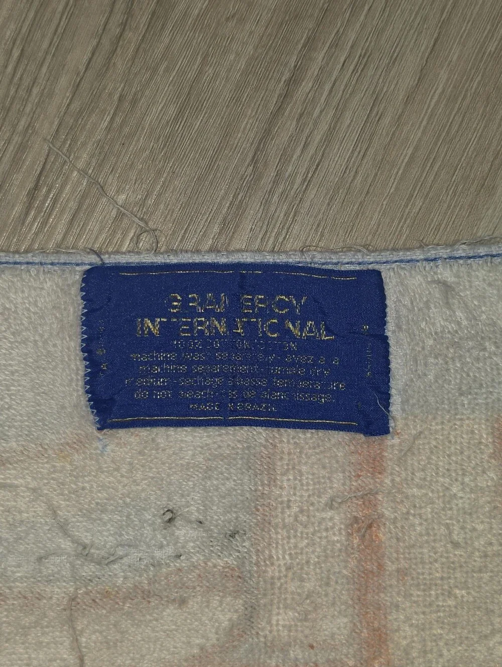 Vintage RARE Gramercy International Cotton Beach Towel